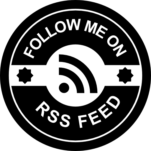 suivez-moi sur le badge rss feed Icône gratuit