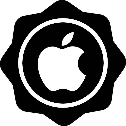 badge rétro apple Icône gratuit