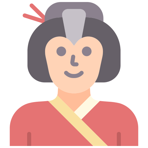 geisha icono gratis