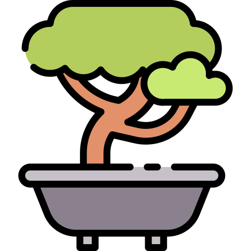 Bonsai Good Ware Lineal Color icon