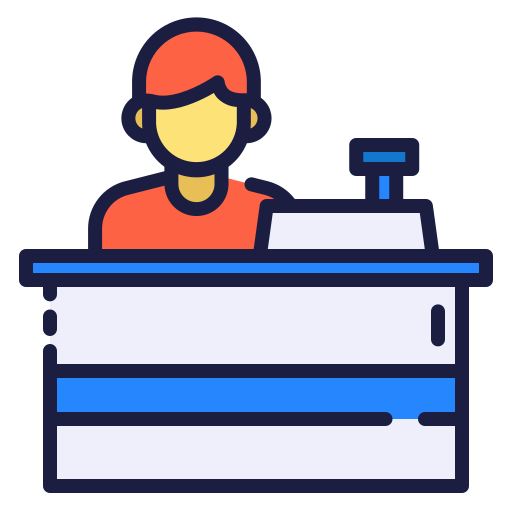 출납원 무료 아이콘