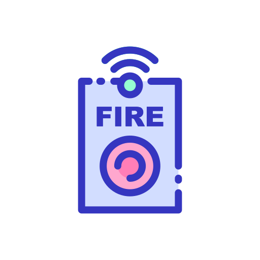 alarma de incendios icono gratis