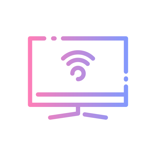 televisión inteligente icono gratis
