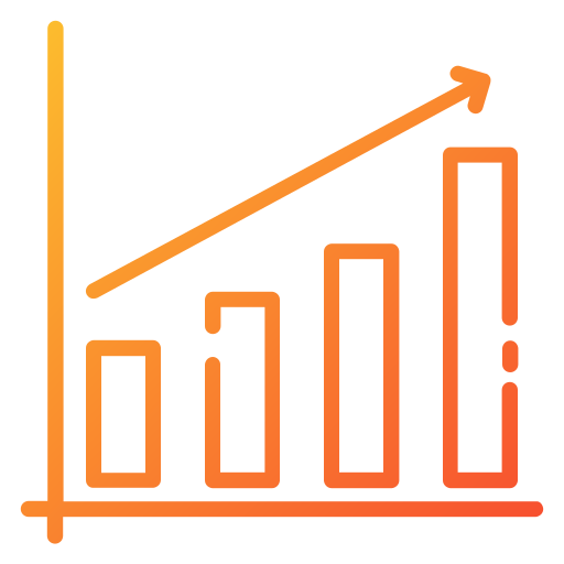 Graph Good Ware Gradient icon