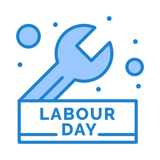 Labor day Generic Blue icon