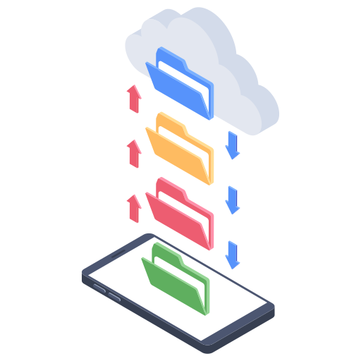 almacenamiento en la nube icono gratis