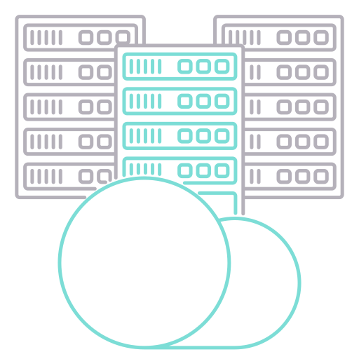 servidores de alojamiento icono gratis