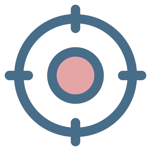 Target Generic Outline Color icon