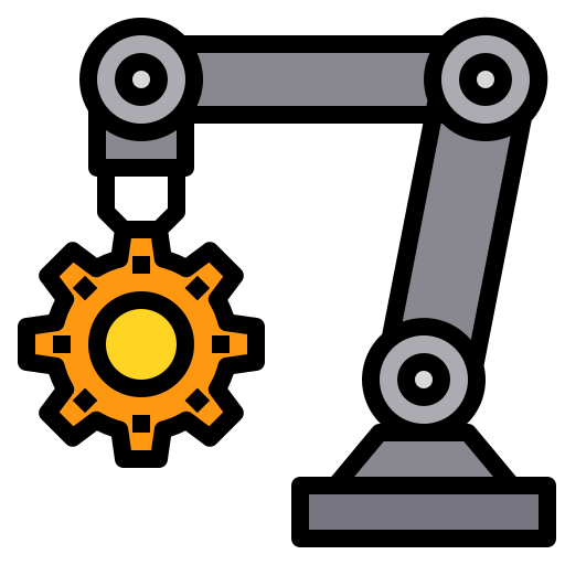 Robotic arm - free icon