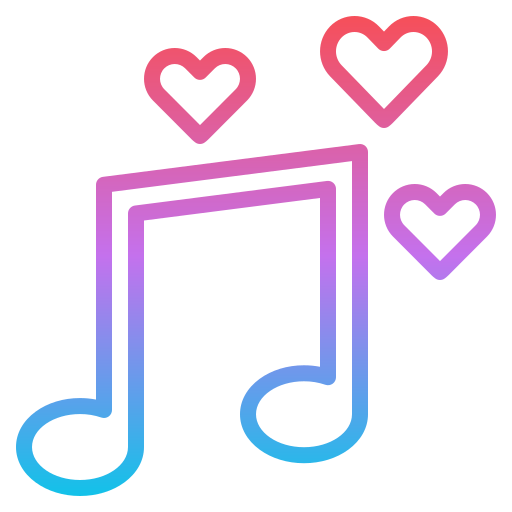 Music Iconixar Gradient icon