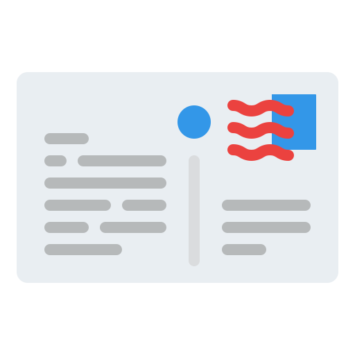 carte postale Icône gratuit