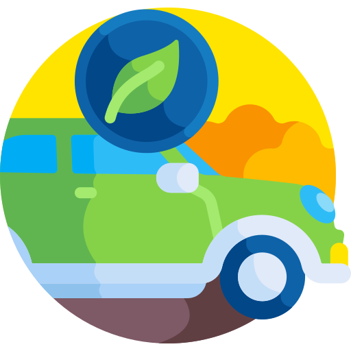 coche ecológico icono gratis