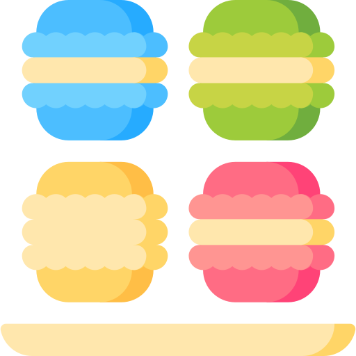 macarrón icono gratis