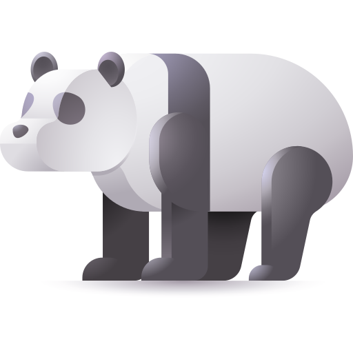panda Icône gratuit panda Icône gratuit