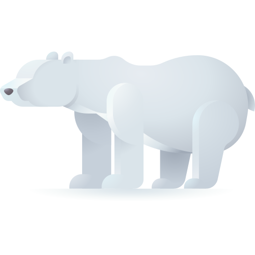 oso polar icono gratis