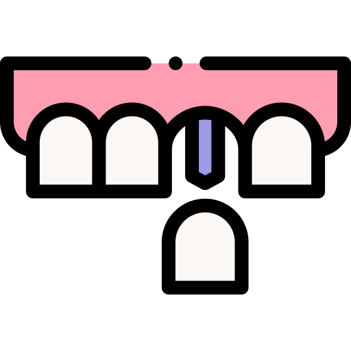 Implant Detailed Rounded Lineal Color Icon