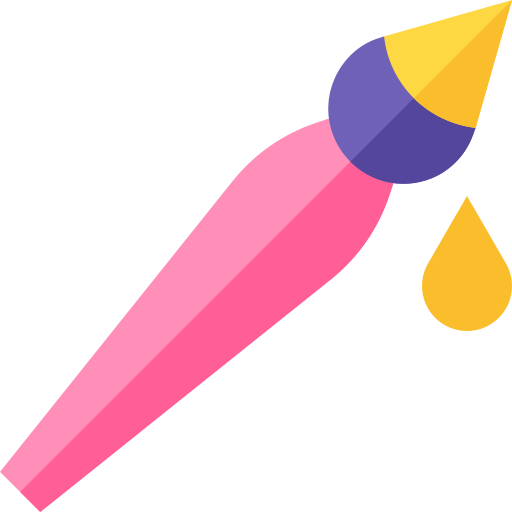 cepillo de pintura icono gratis