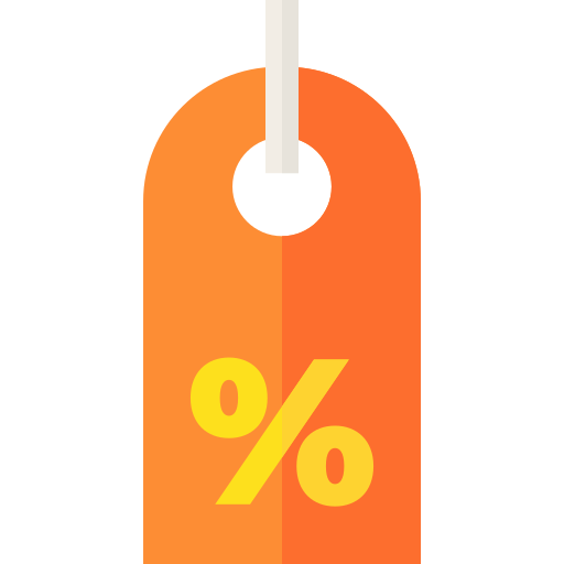 Percentage Basic Straight Flat icon