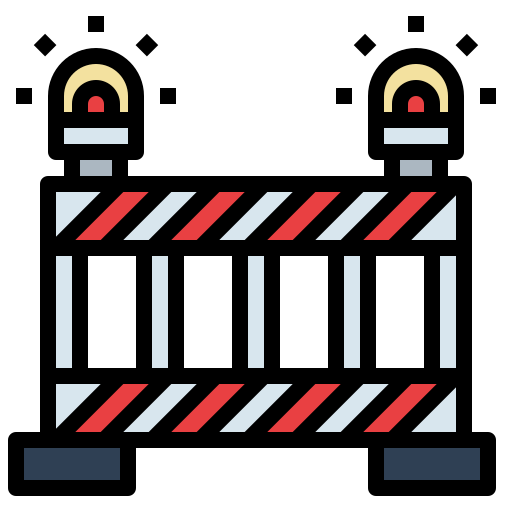 barricada icono gratis