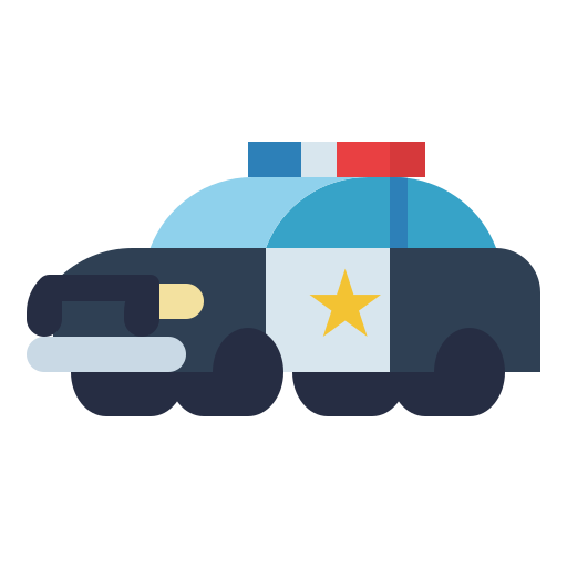 carro de polícia grátis ícone carro de polícia grátis ícone