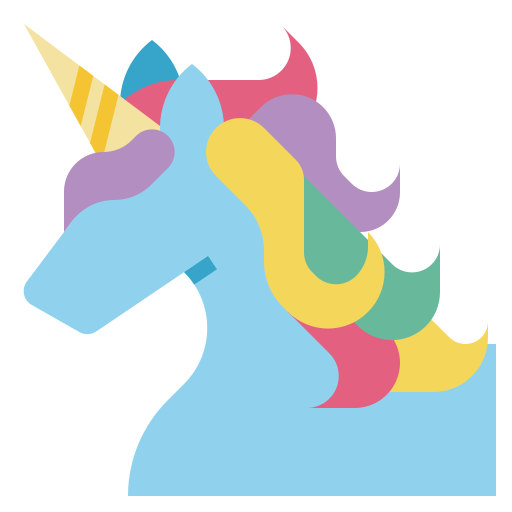 unicornio icono gratis