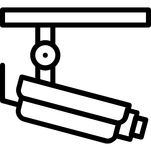 circuito cerrado de televisión icono gratis