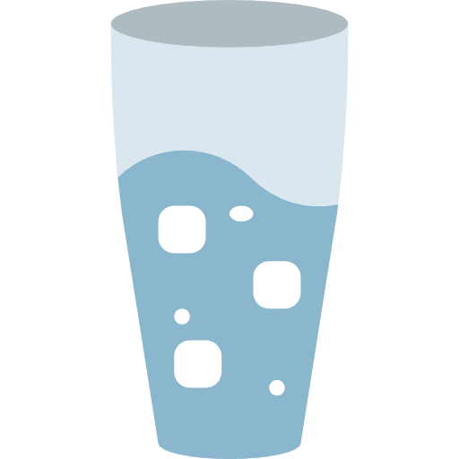 vaso de agua icono gratis