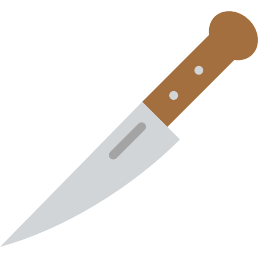 Knife Basic Miscellany Flat icon