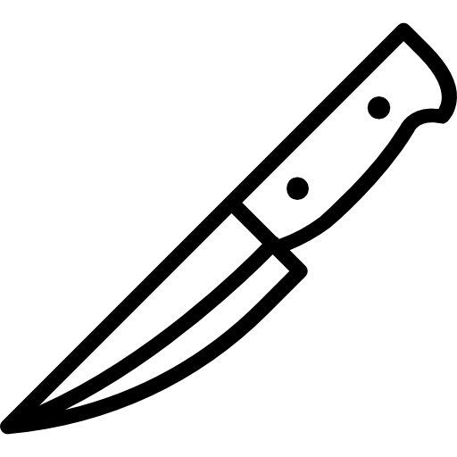 Knife Basic Miscellany Lineal icon