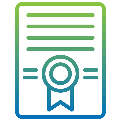certificat Icône gratuit