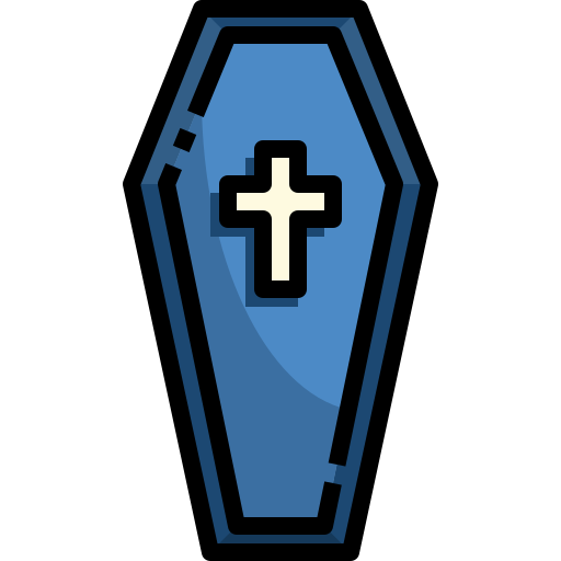 Coffin - free icon