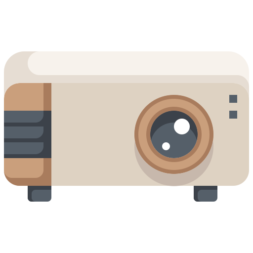 Video projector free icon
