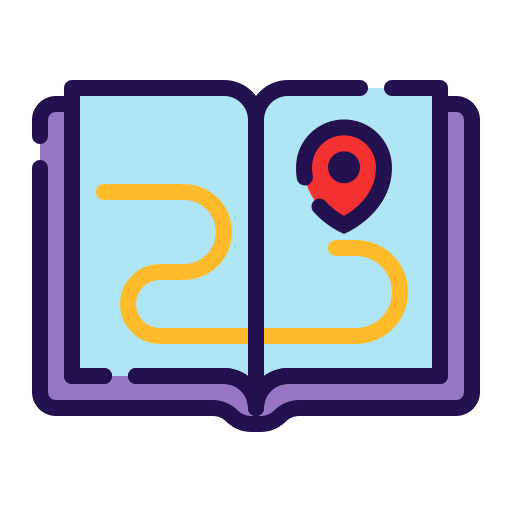 Guidebook - Free maps and location icons