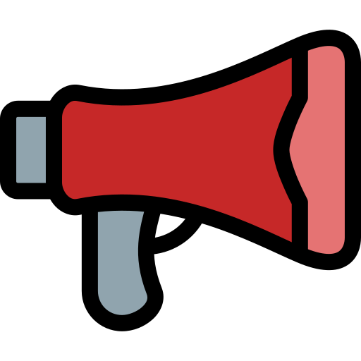 메가폰 무료 아이콘
