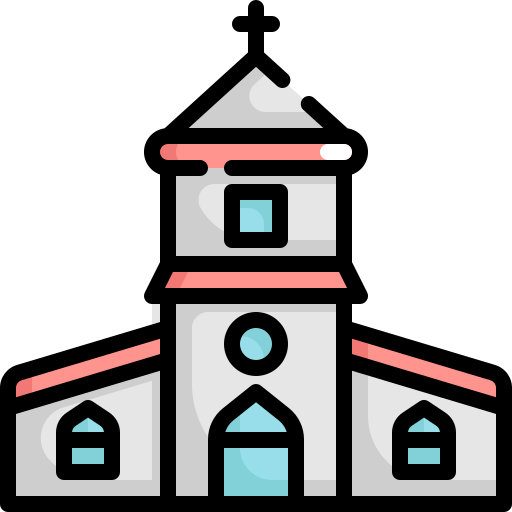 Church Generic Outline Color icon