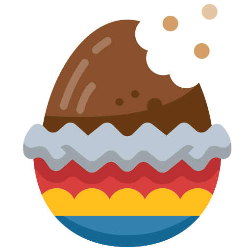 Chocolate egg - Free food icons