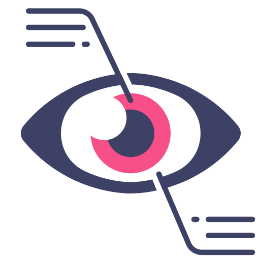 lentes de contacto icono gratis