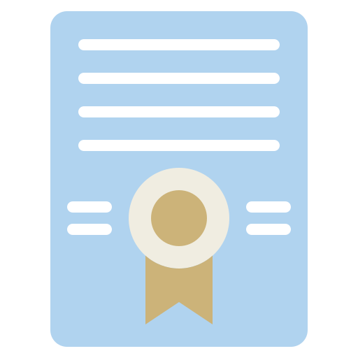 certificat Icône gratuit