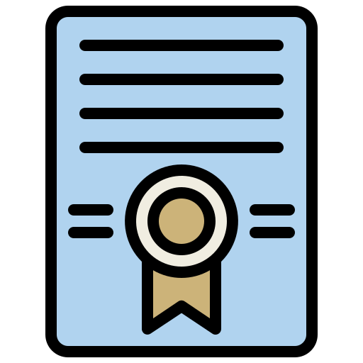 certificat Icône gratuit certificat Icône gratuit