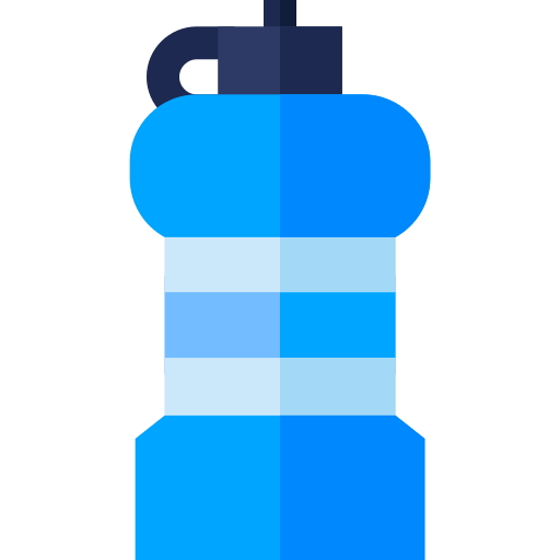 Bottle Basic Straight Flat icon