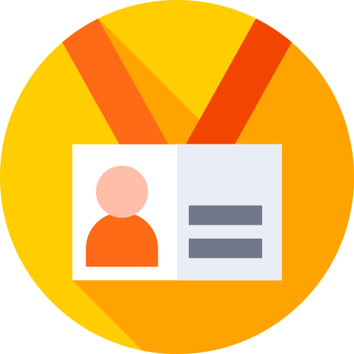 tarjeta de identificación icono gratis