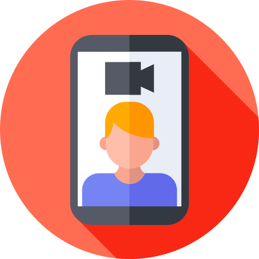 Video Call Icon Conference Interface Vector Icons Template Online  Communication Stock Vector by ©Passatic 405915472