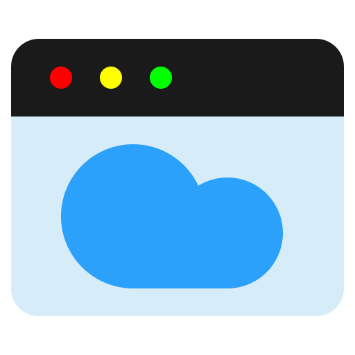 computación en la nube icono gratis