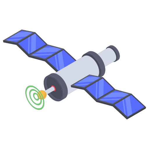 estación satelital icono gratis