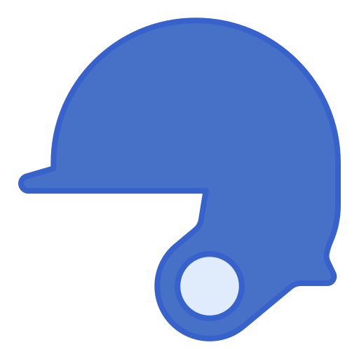 Baseball helmet free icon