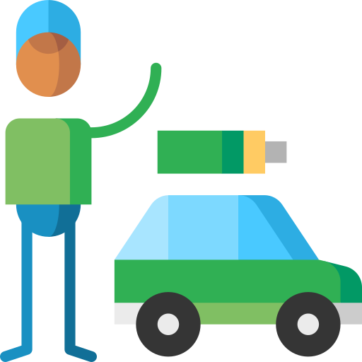 Электромобиль бесплатно иконка Электромобиль бесплатно иконка