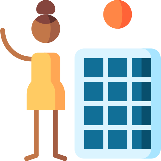 energía solar icono gratis