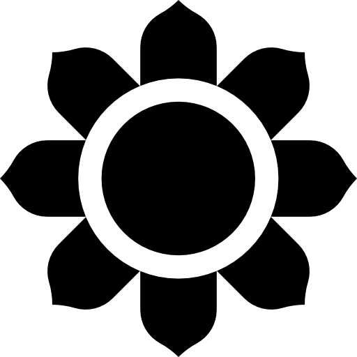 Sunflower Basic Rounded Filled icon