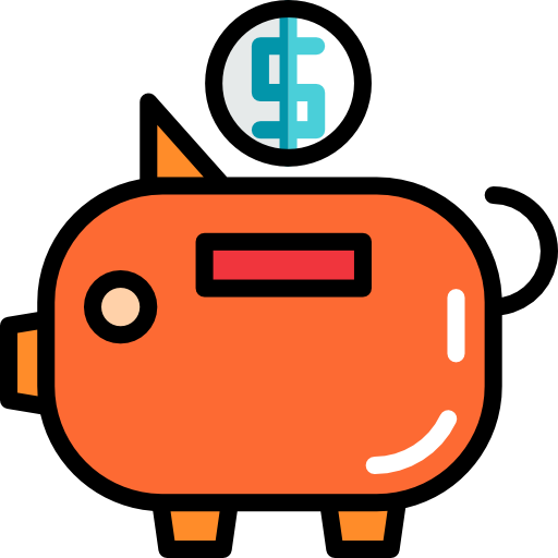 Piggy bank free icon