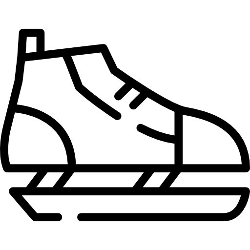 patinaje sobre hielo icono gratis